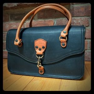 Saddleback Leather Co. “Satchel Purse” [script]